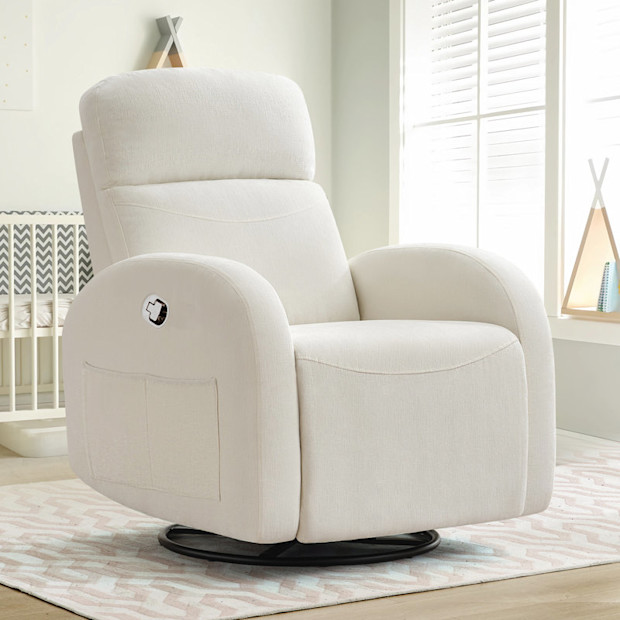 Latitude Run Delba Manual Nursery Recliner Swivel Rocker Chair.