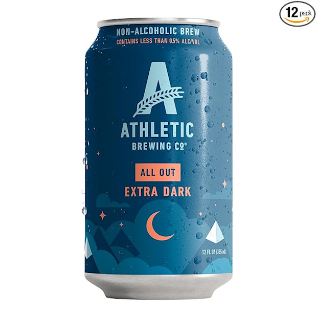 Athletic Brewing Company All Out Extra Dark Non-Alcoholic Brew.