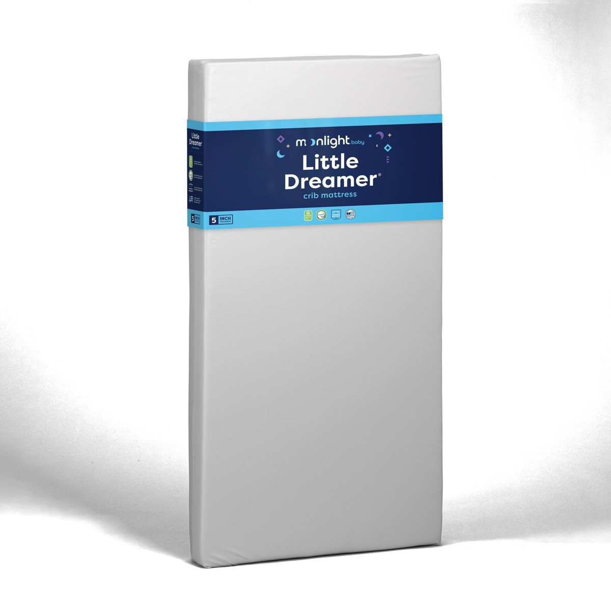 Little Dreamer Dual-Sided Crib Mattress.