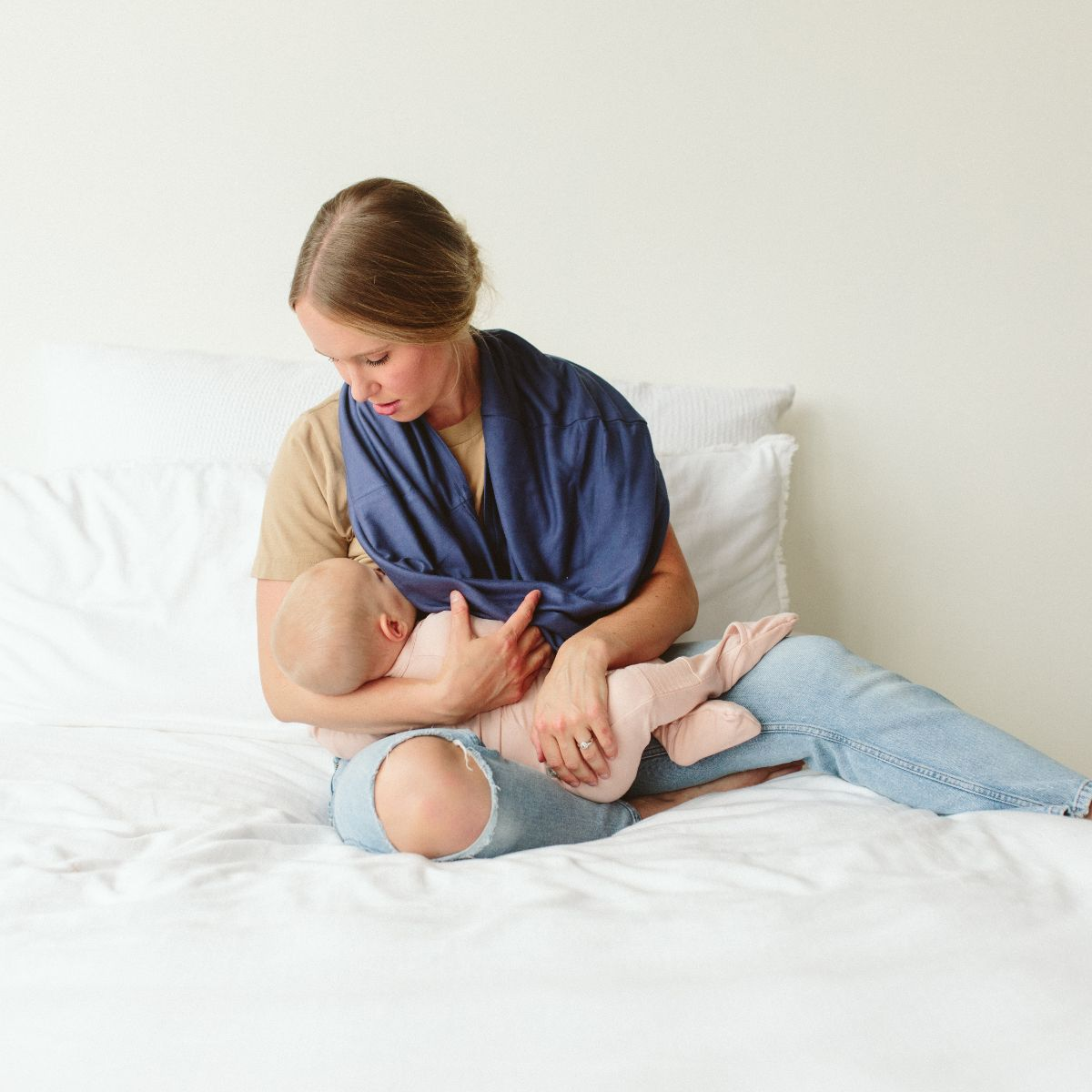 Goumi Kids x Babylist Bamboo & Organic Cotton 5-in-1 Nursing Cover - Indigo, O/S.