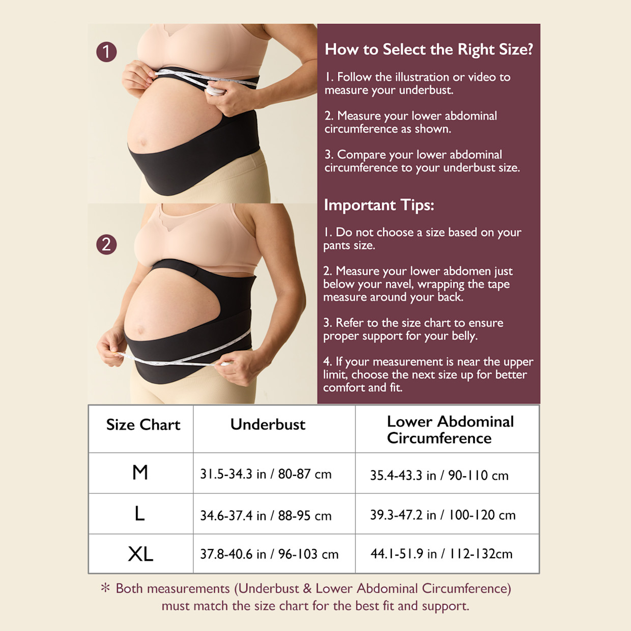 Momcozy Ergonest Maternity Belly Band - Oyster Pink, M.