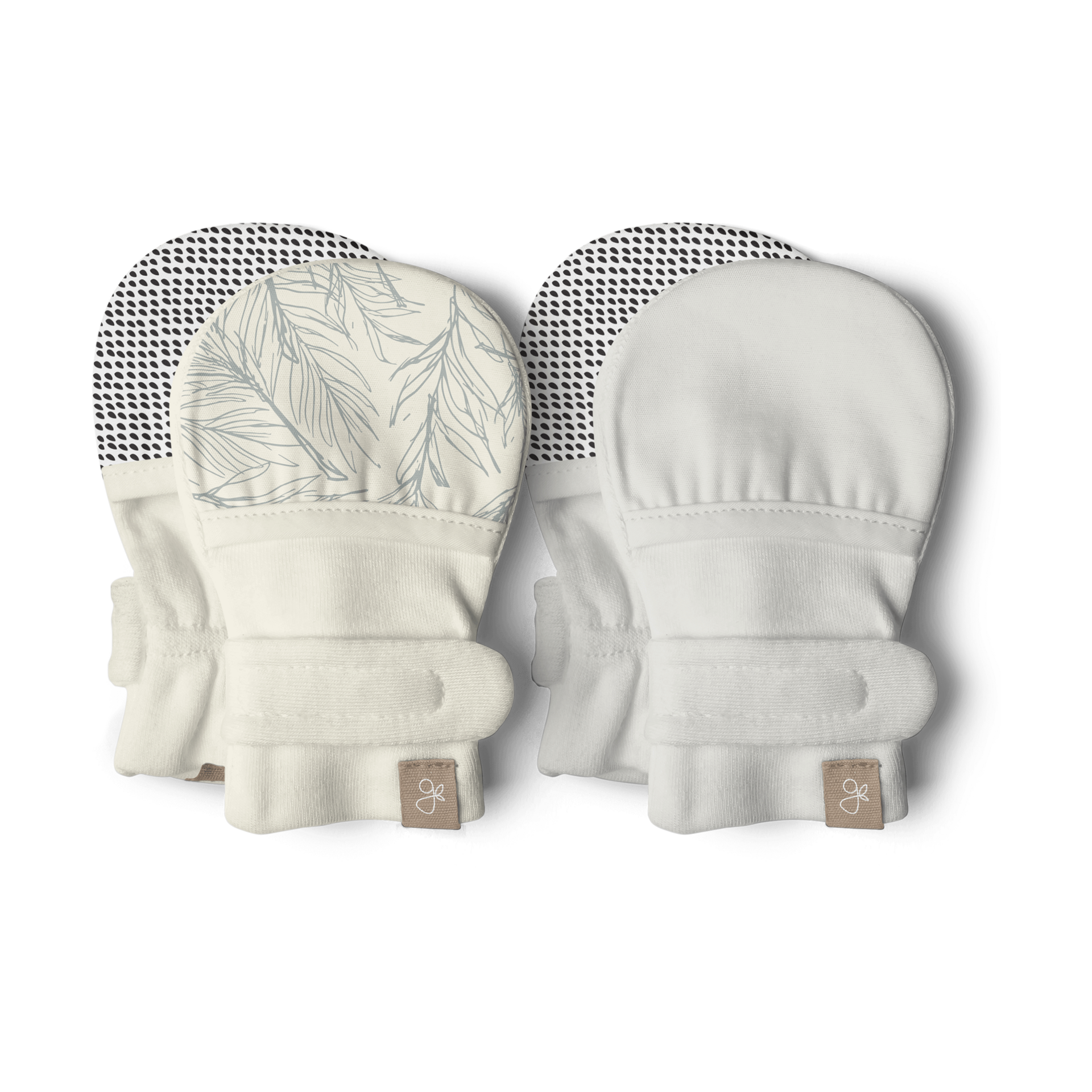 Goumi Kids Stay on Baby Mitts (2 Pack) Coastal + Cloud, 03 M Babylist Shop