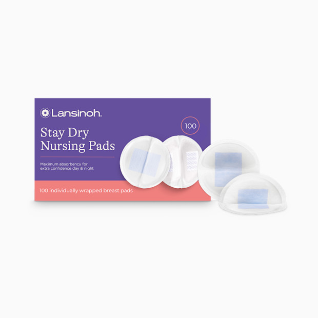 Lansinoh Stay Dry Disposable Nursing Pads.