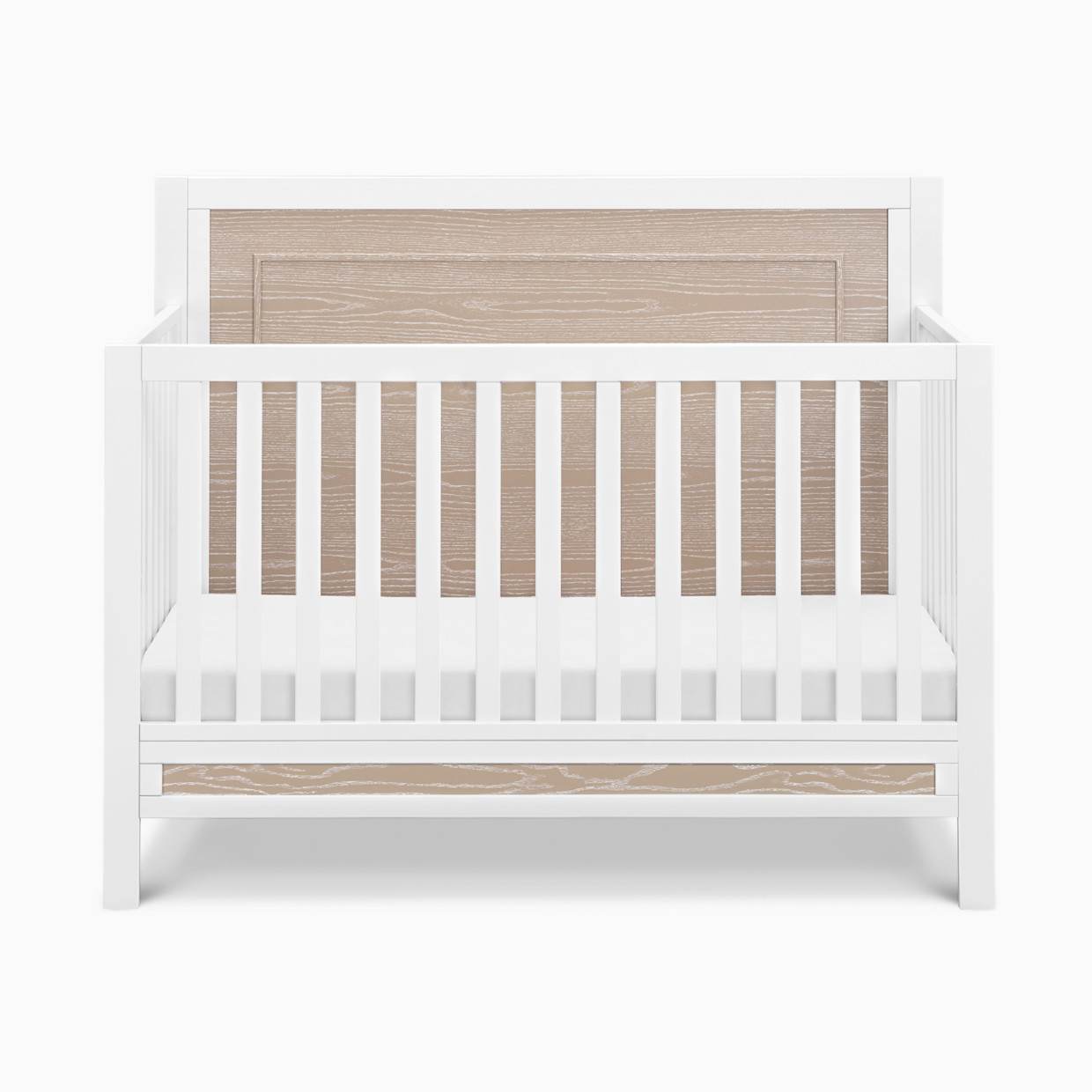 Carter's by daVinci Radley 4-in-1 Convertible Crib - White/Coastwood.