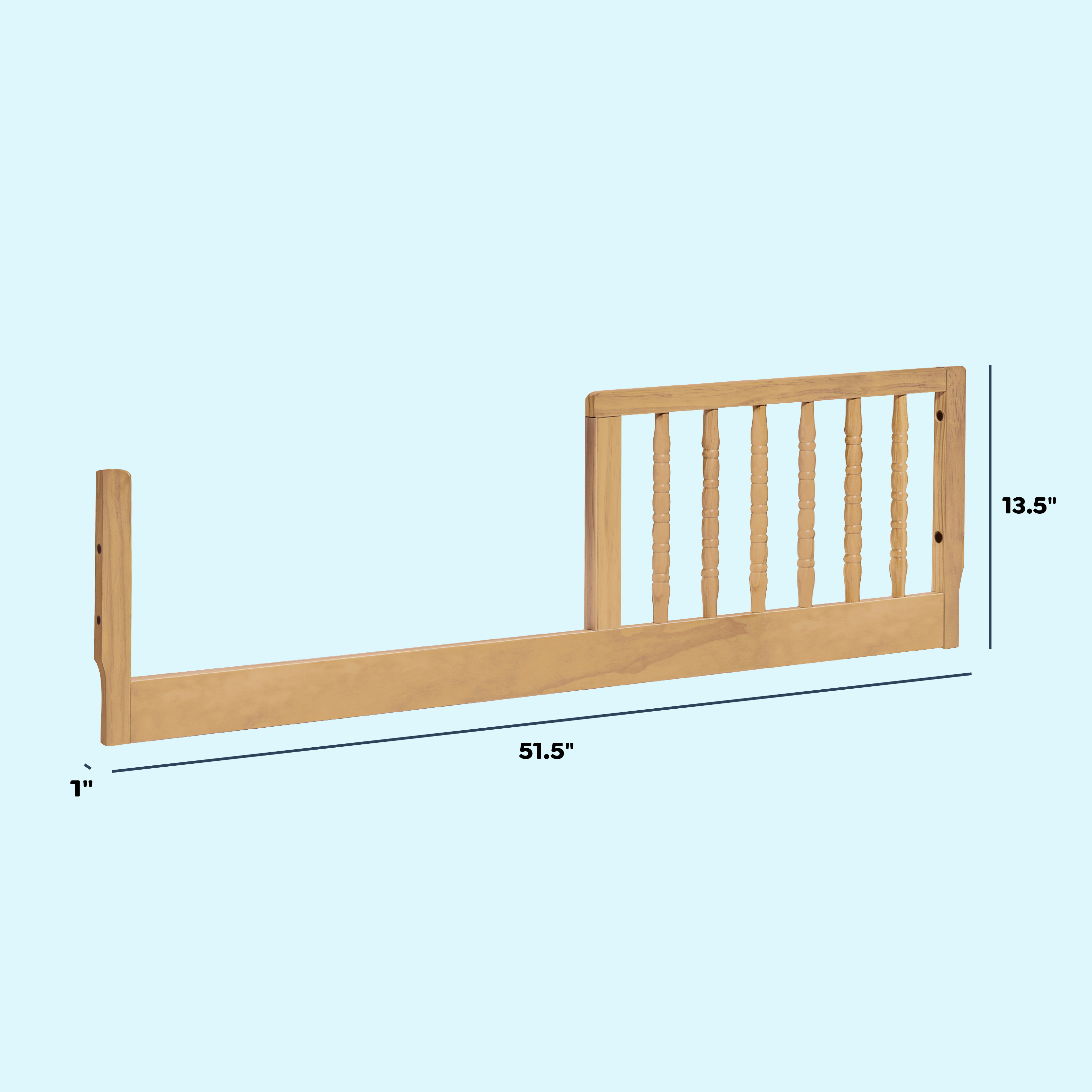 daVinci Toddler Bed Conversion Kit (M3199) - Honey.