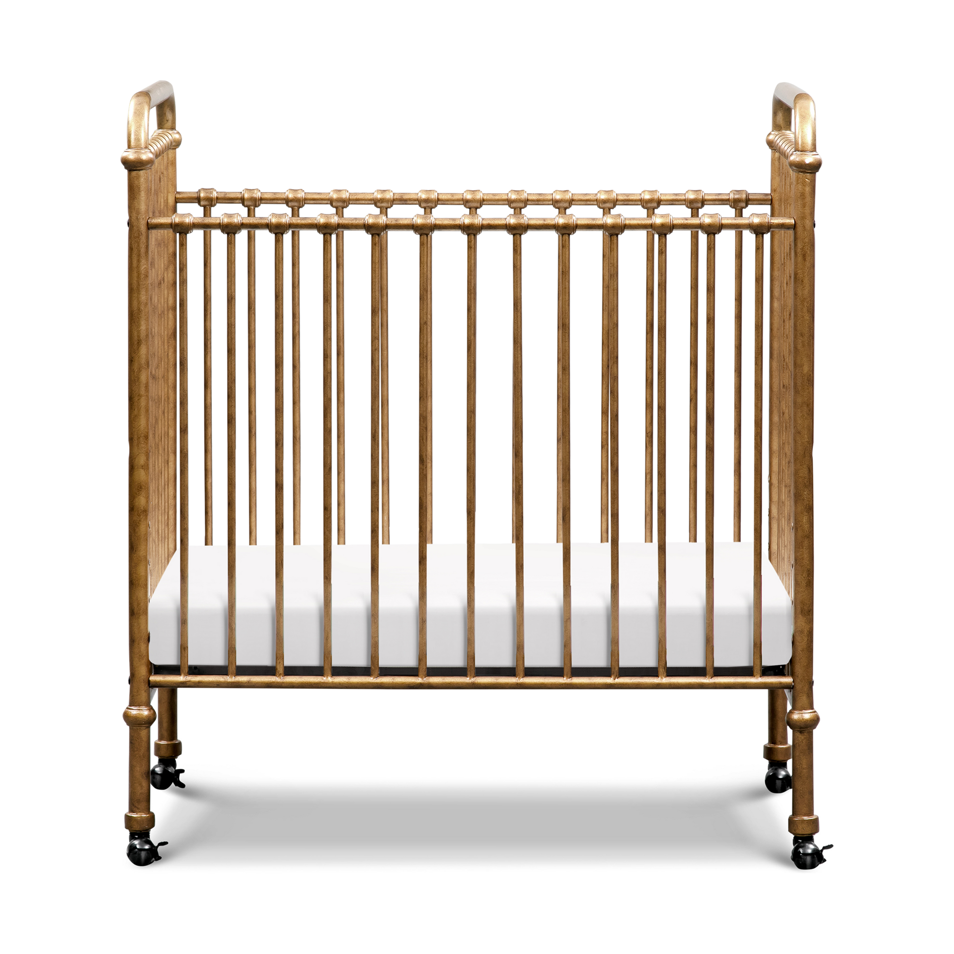 Namesake Abigail 3-in-1 Convertible Mini Crib - Vintage Gold