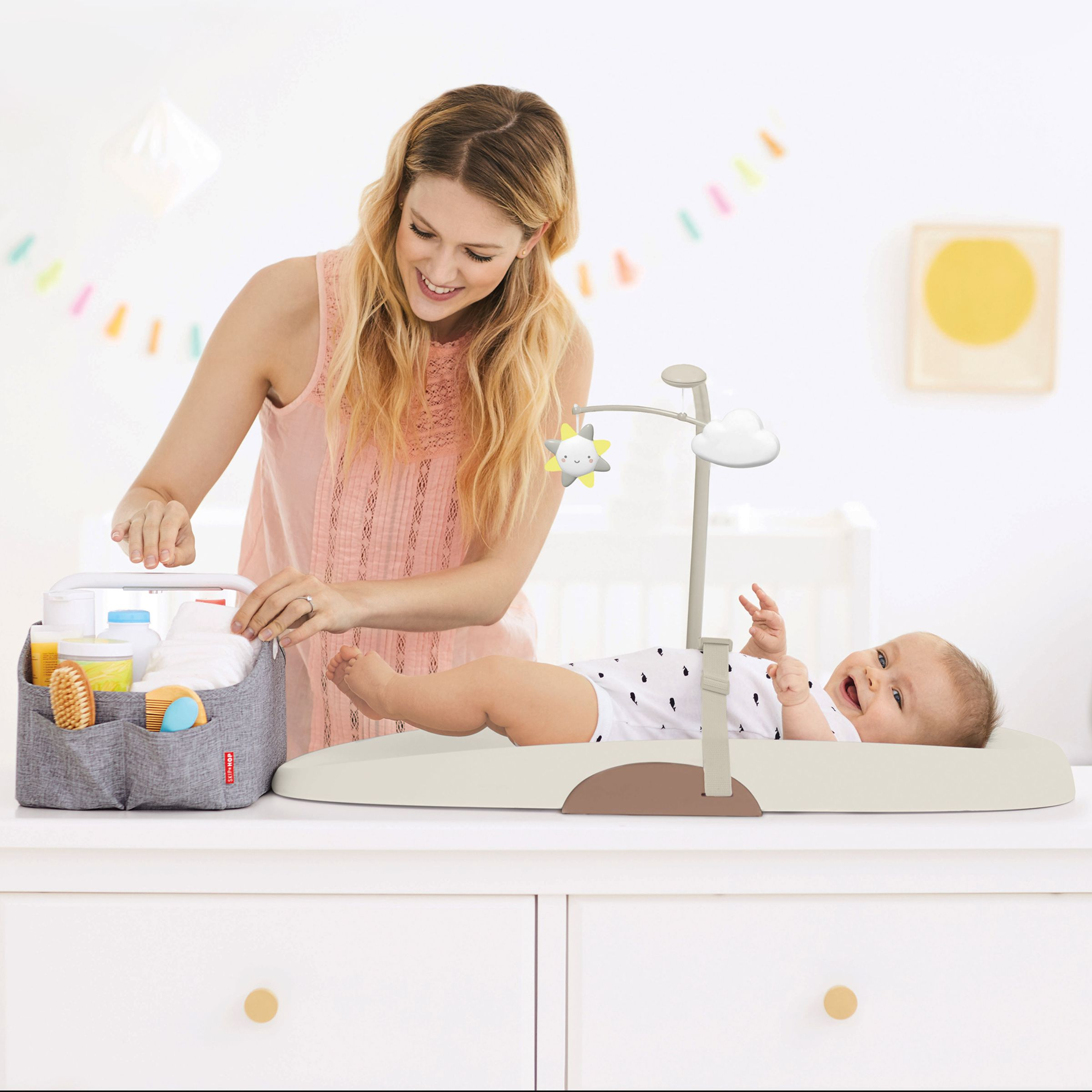  Nursery Style Wipe-Clean Changing Pad.