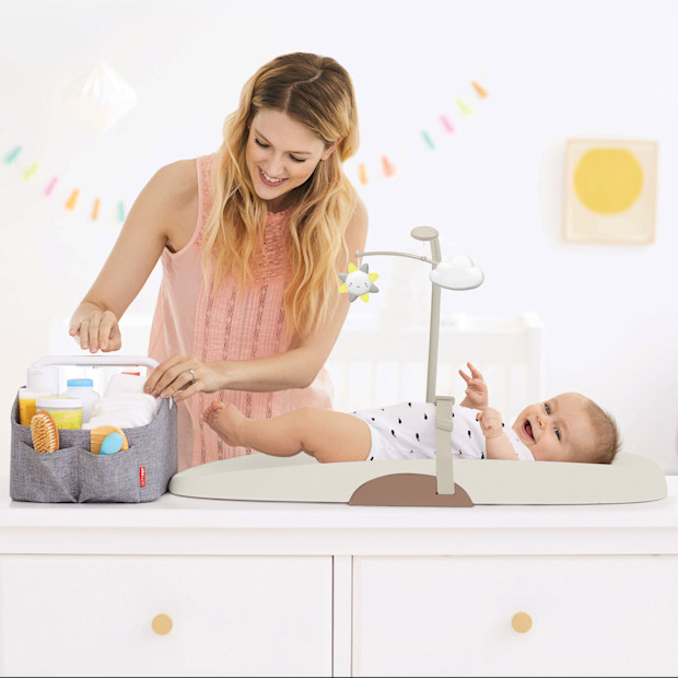 Nursery Style Wipe-Clean Changing Pad.