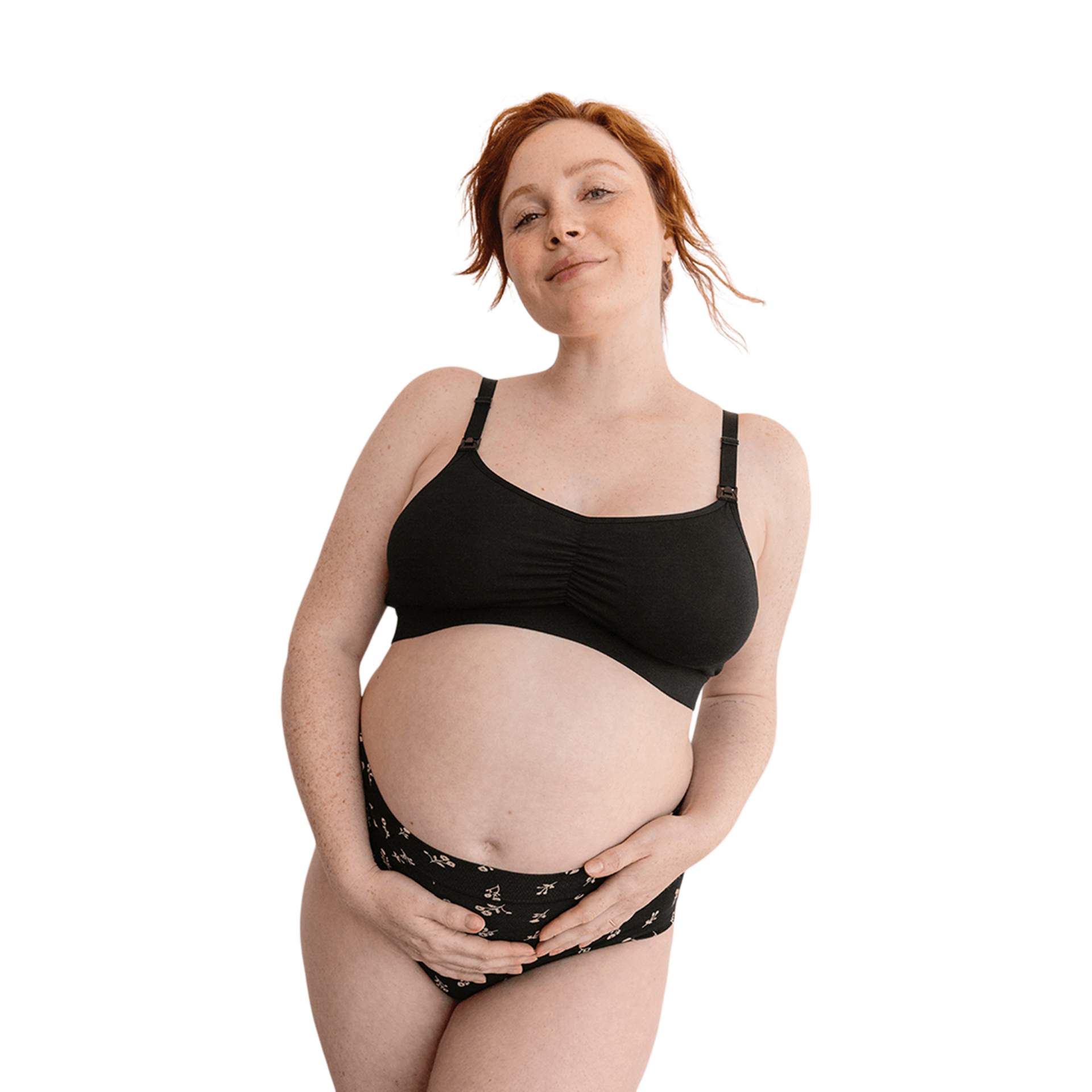 Storq Comfort Zone Nursing Bra - Black, Xs.