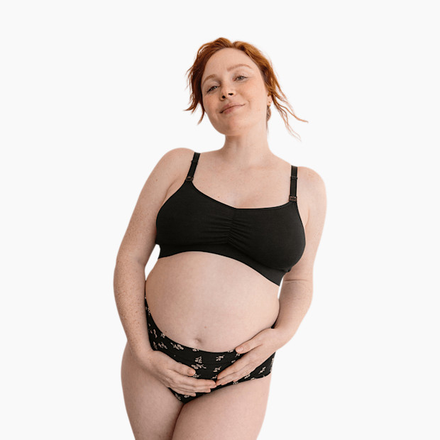 Storq Comfort Zone Nursing Bra - Black, Xs.