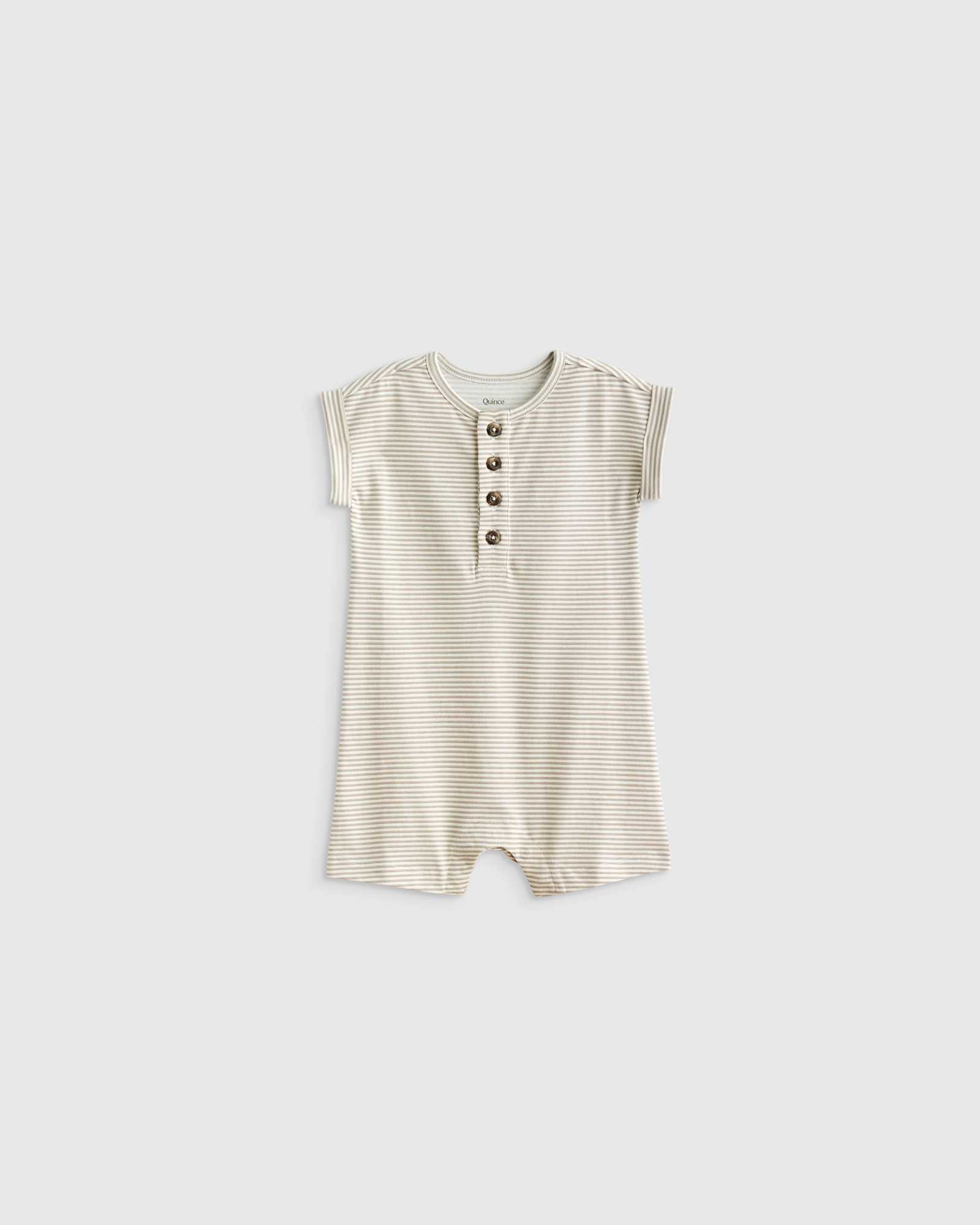 Quince 100% Organic Cotton Romper .