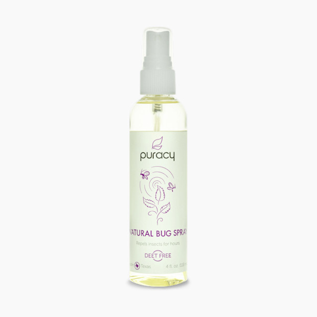 Puracy Natural Bug Spray - Essential Oil Blend, 4 Oz.