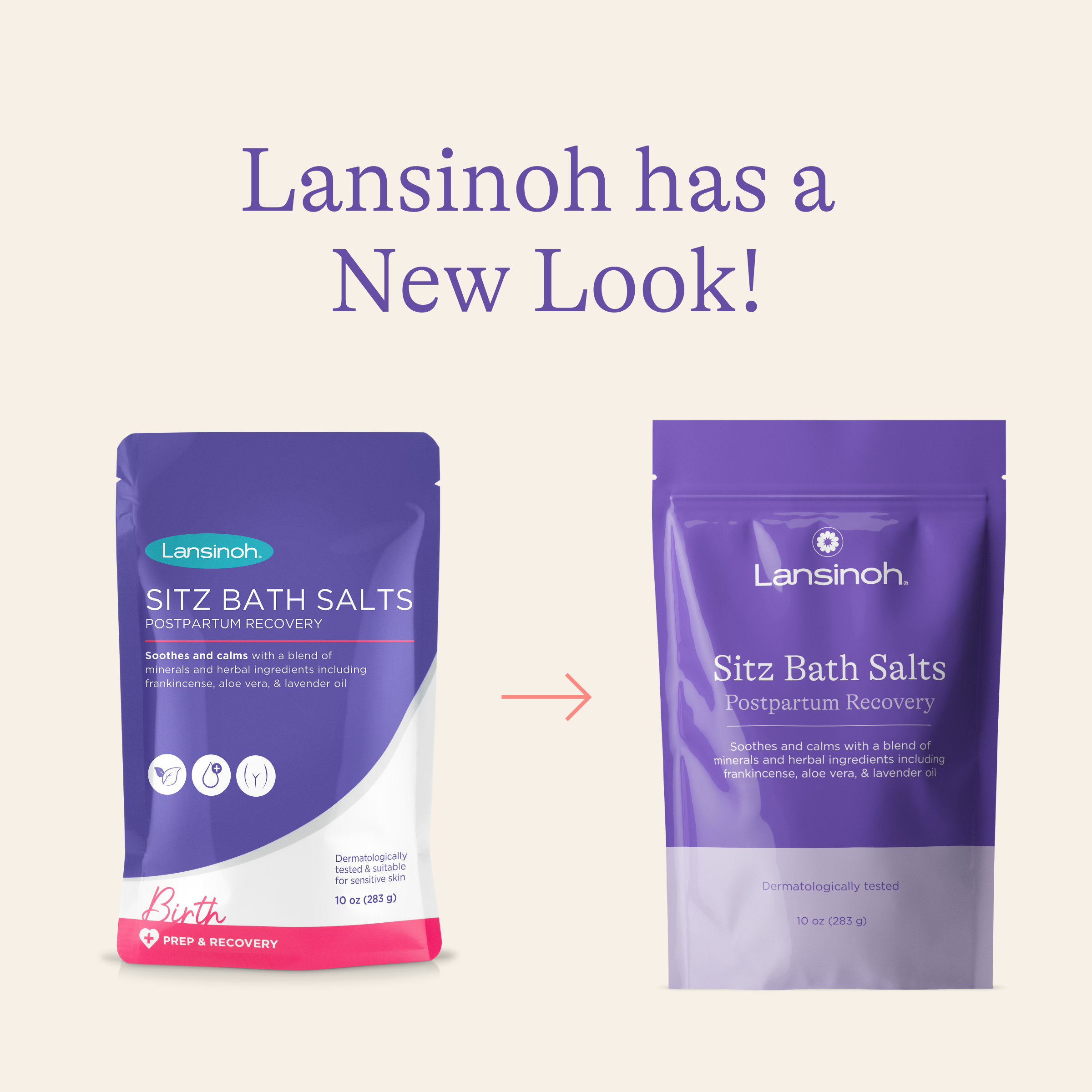 Lansinoh Sitz Bath Salts for Postpartum Recovery.