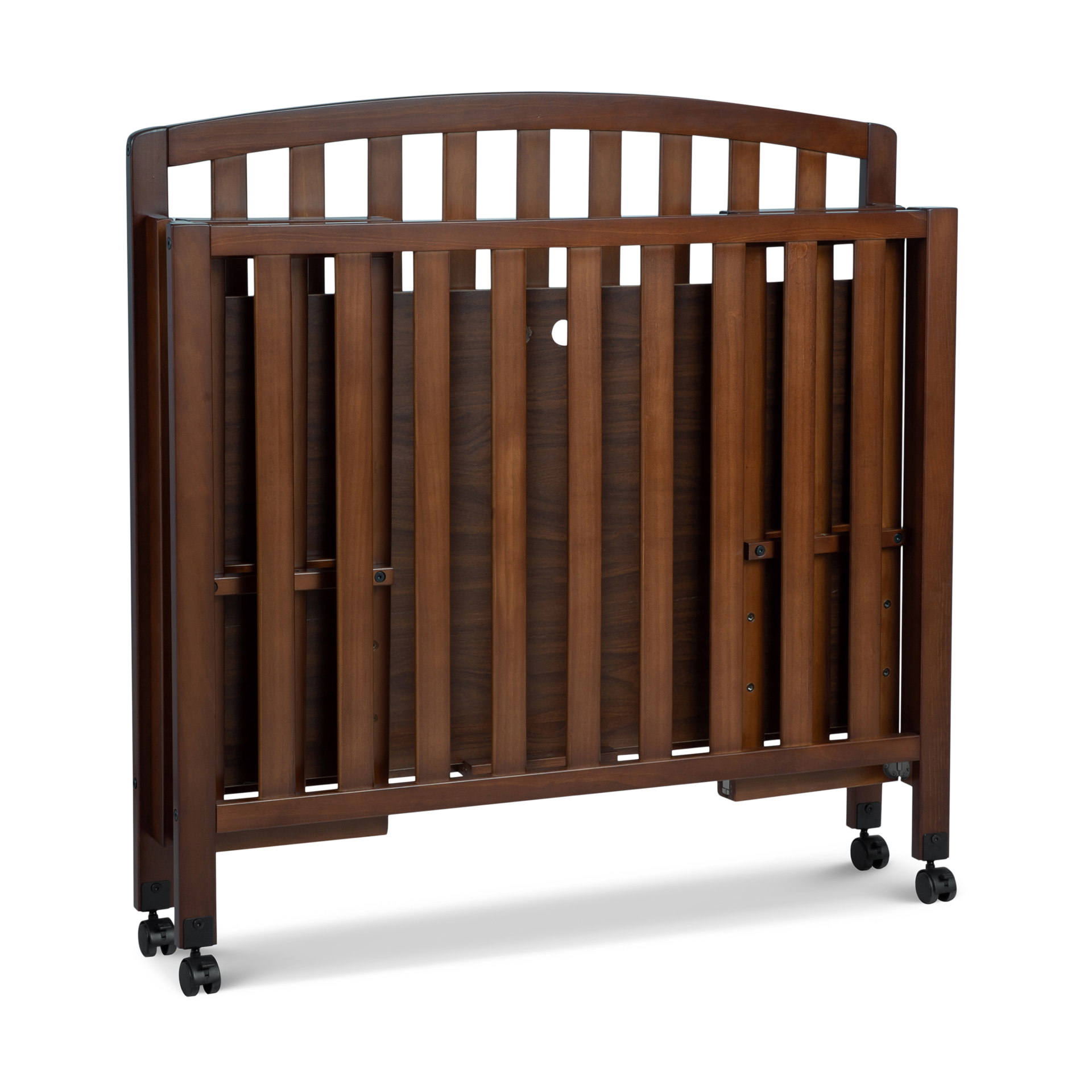 daVinci Dylan Folding Portable 3-in-1 Mini Crib - Espresso.