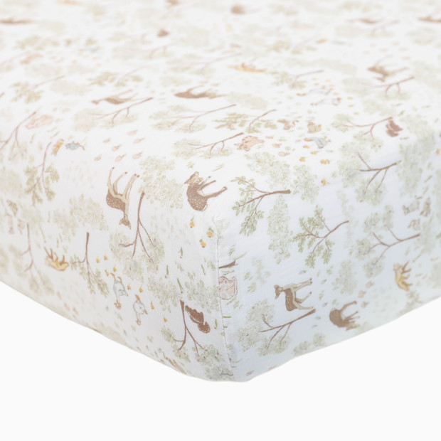 Little Unicorn Cotton Muslin Crib Sheet.