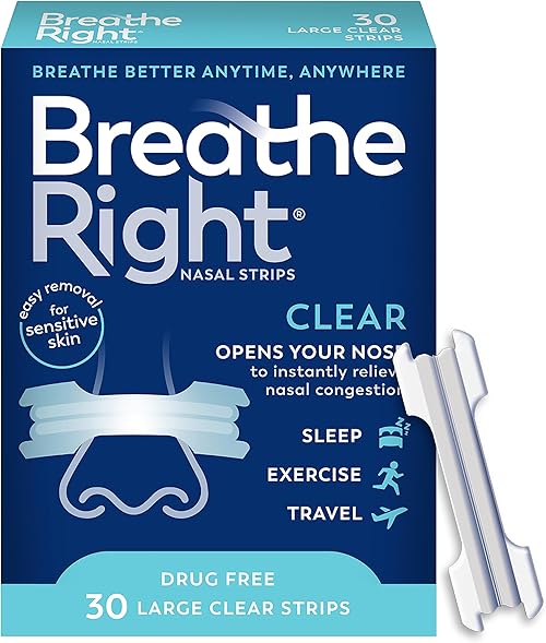 Breathe Right  Nasal Strips.
