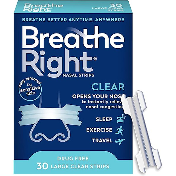 Breathe Right Nasal Strips.