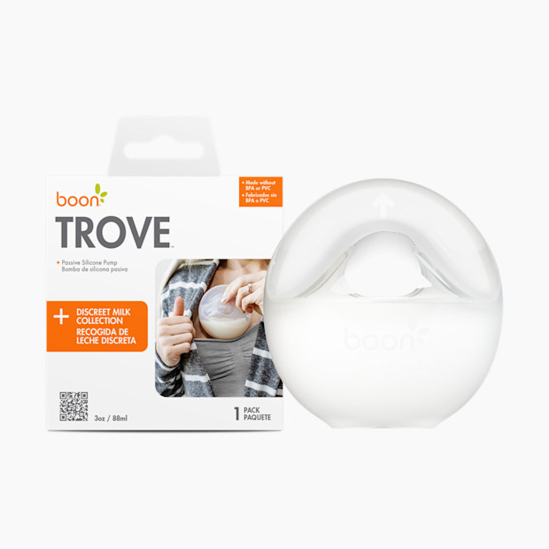 Boon TROVE Silicone Breast Milk Collector.