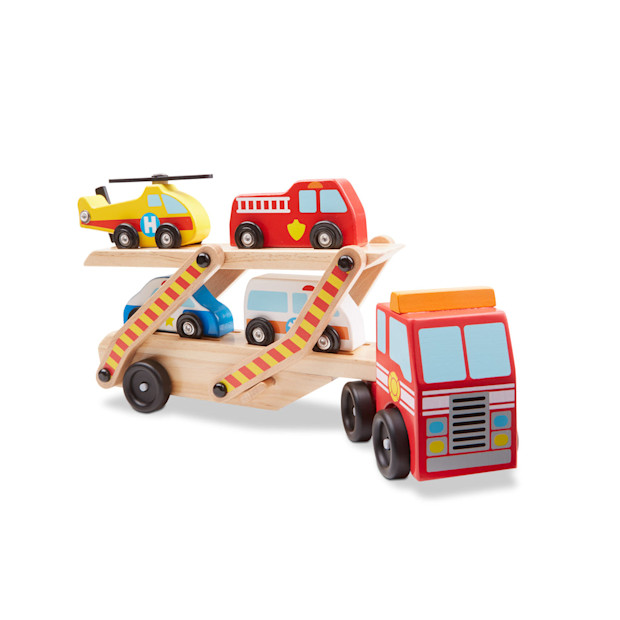 Melissa & Doug Emergency Vehicle Carrier.