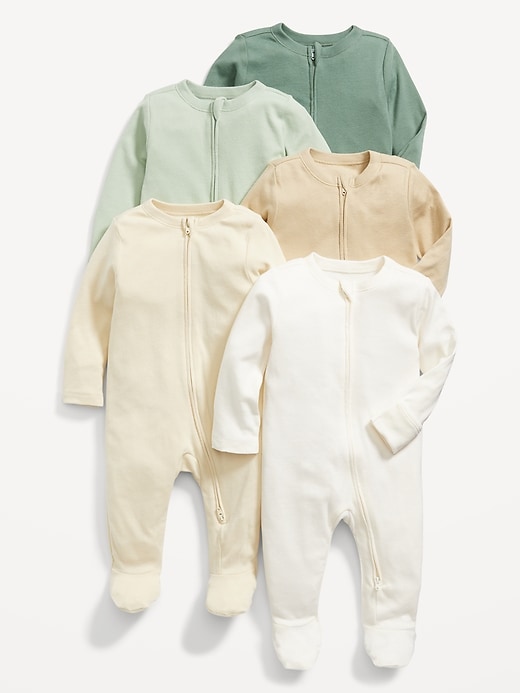 Old Navy 2-Way-Zip Footie Sleep & Play One-Piece (5-Pack) - $51.99.