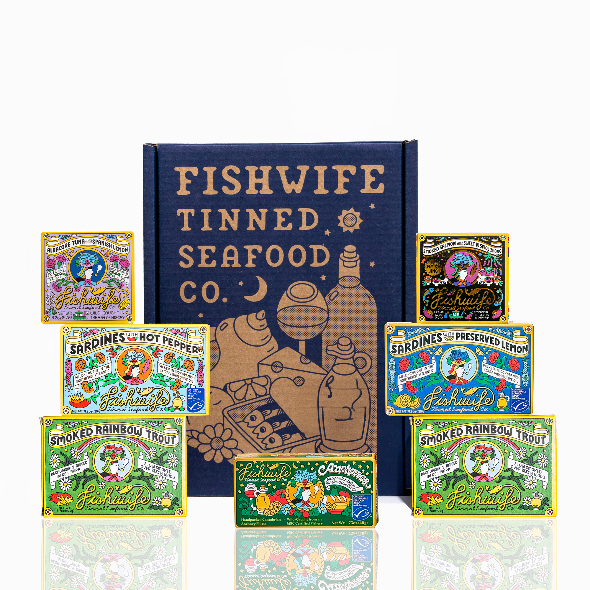 Fishwife Tinned Seafood The Starter Pack.
