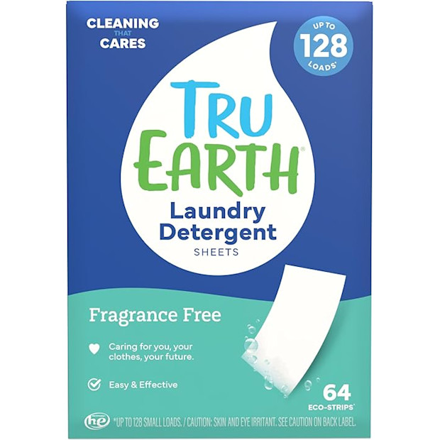 Tru Earth Compact Dry Laundry Detergent.