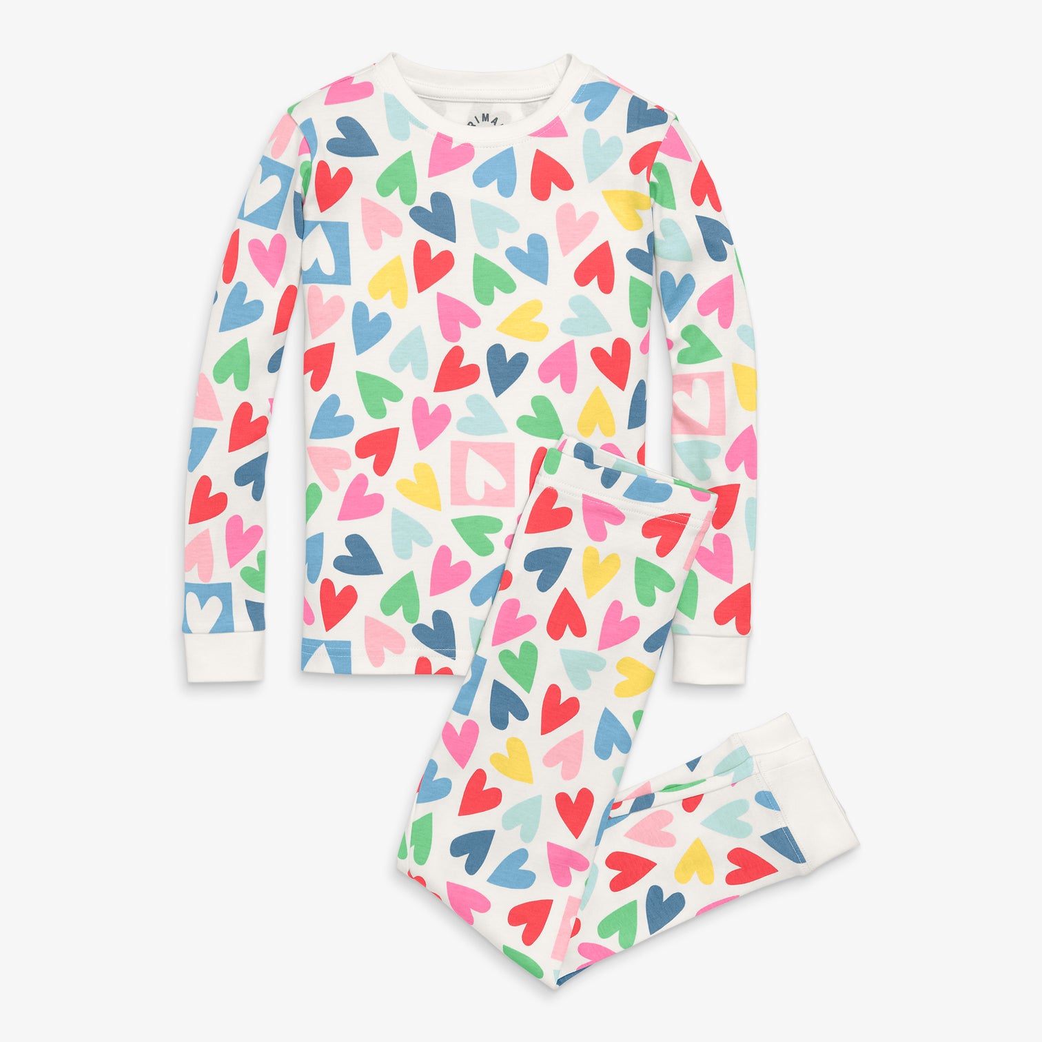 Kids Organic Long Sleeve Pj Set.