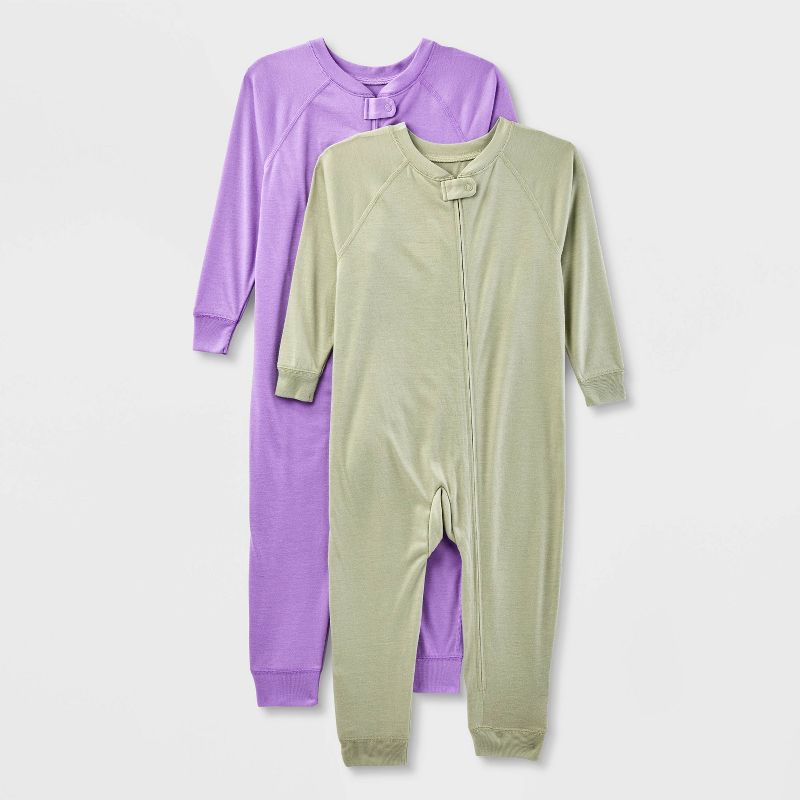 Cat & Jack Toddler Adaptive Reversible Pajamas (2-Pack).
