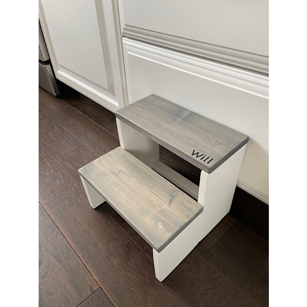 CarriageHouseCreek Personalized Kids Step Stool.