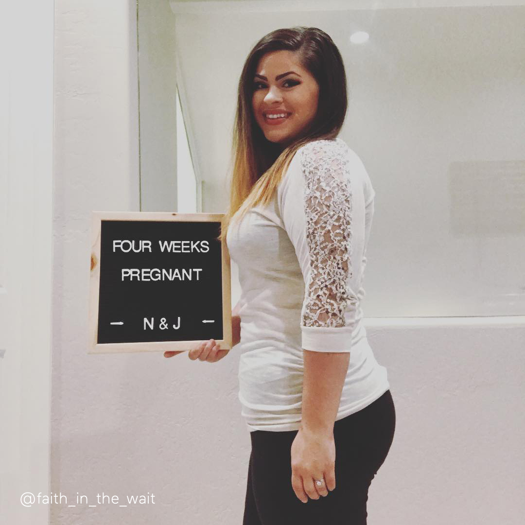 4-weeks-pregnant-bump-@faith in the wait