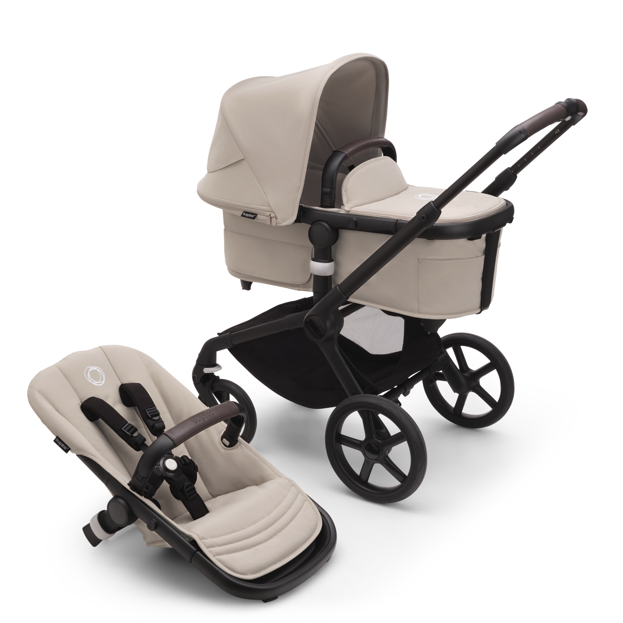 Bugaboo Fox 5 bassinet and seat stroller black base - $1,299.00.