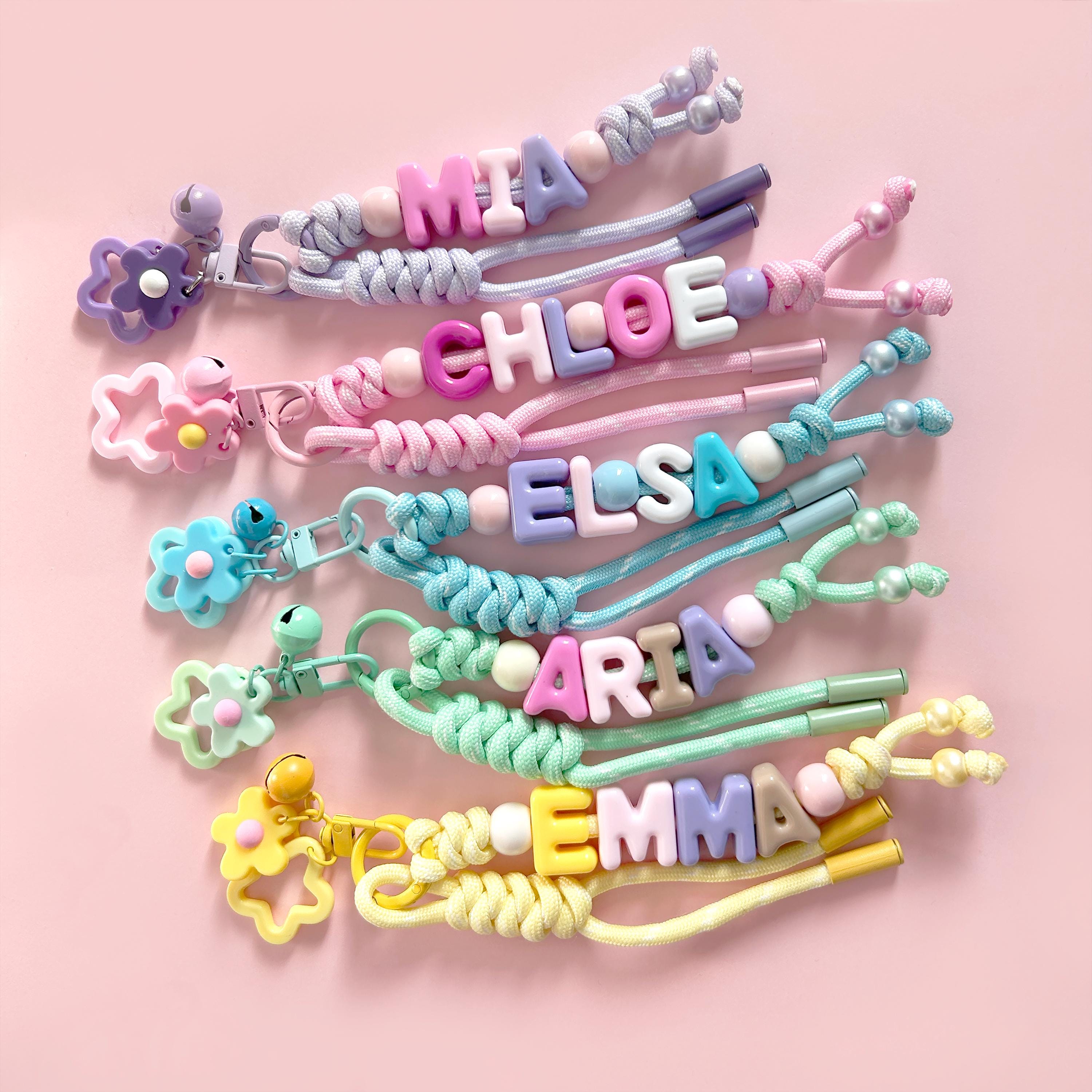 olioliWorkshop Personalized Beaded Name Charm.