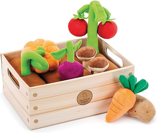 Educational Insights Plush Vegetable Garden Set.