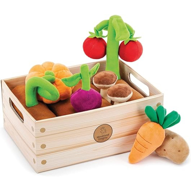 Educational Insights Plush Vegetable Garden Set.