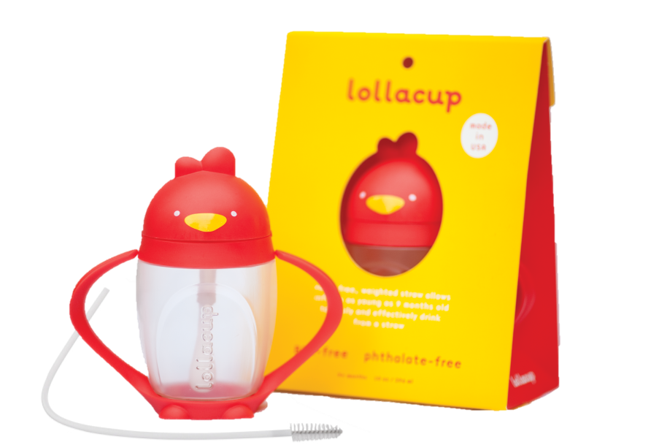 Lollacup  Weighted Straw Sippy Cup.
