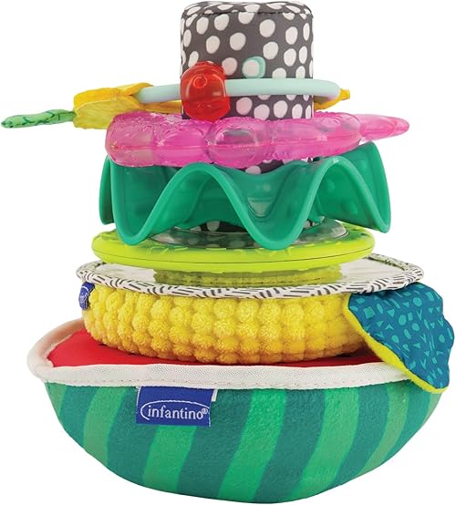 Infantino  Sensory Stacking Rings.