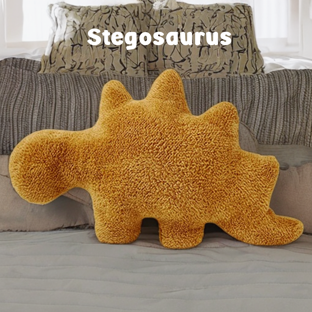 NugPlush Dinosaur Chicken Nugget Plushie.
