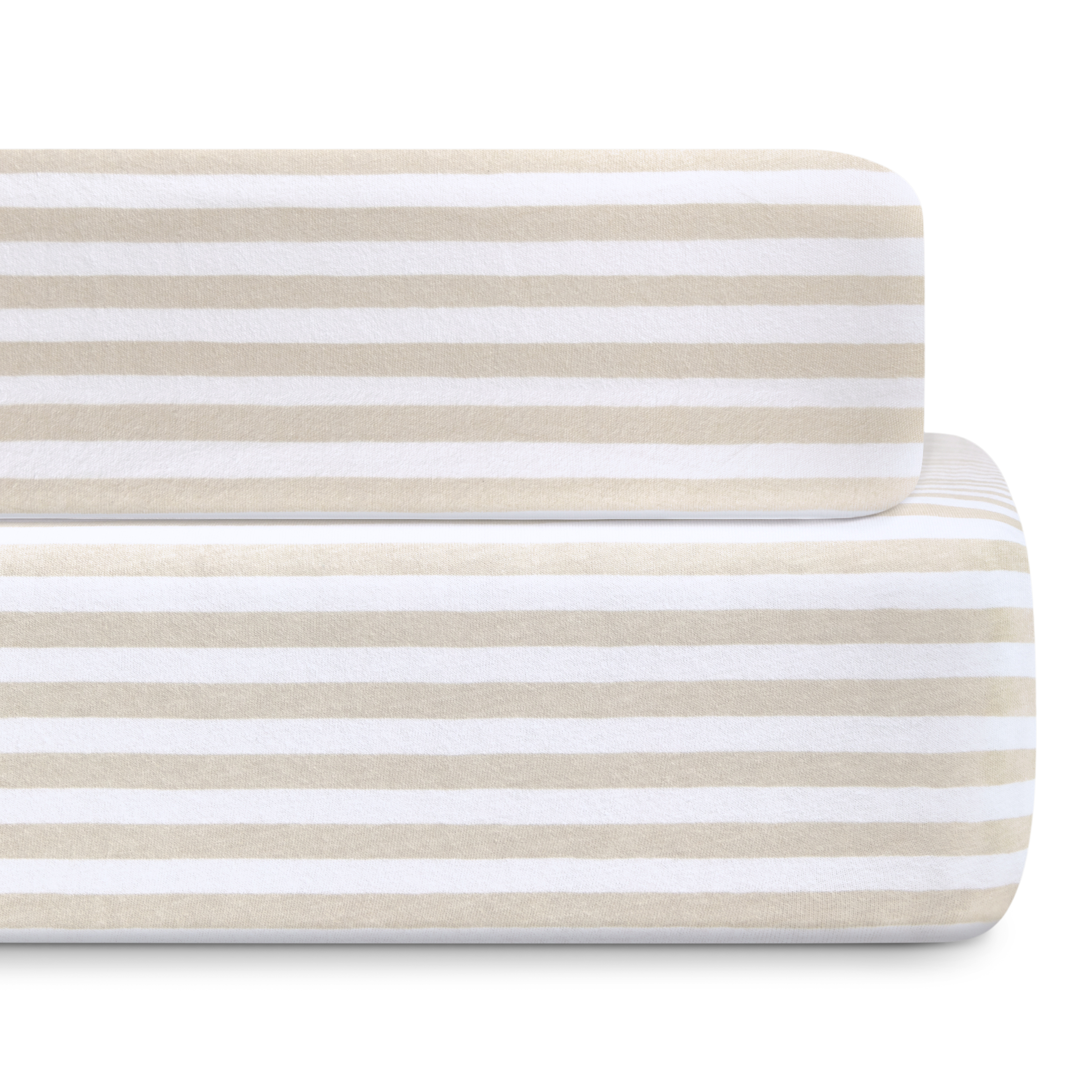 Bellini Organic Jersey Cotton Crib Sheet and Changing Pad Cover Set.