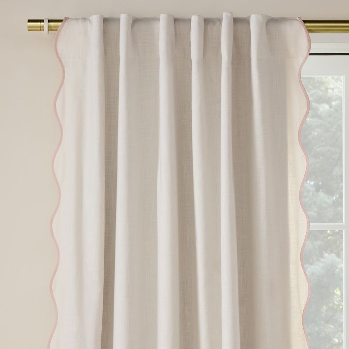 West Elm Kids Ripple Blackout Curtain.