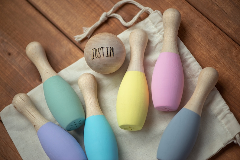 Whiskey Rose Studio Kids Bowling Set.