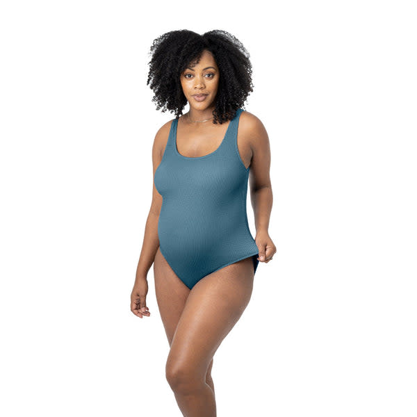 Maternity Swimsuit Beach Bump By Motherhood 2-Piece Tankini Plus Size 1X  NWT