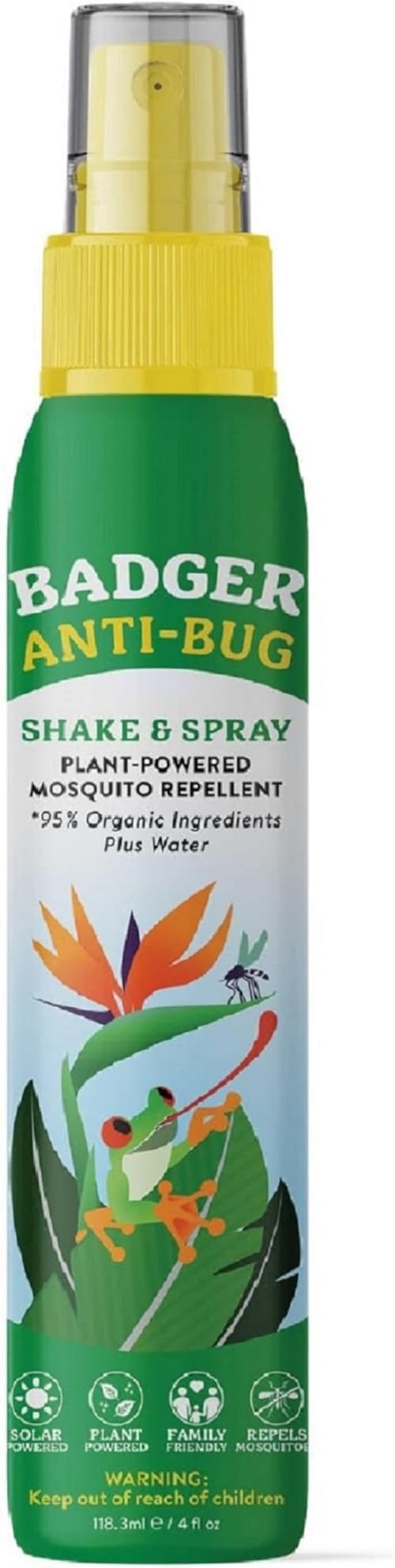 Badger Anti-Bug All Natural Mosquito Repellent w/Organic Essential Oils