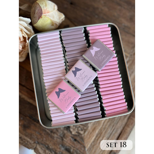 Custom Teddy Bear Chocolate For Baby Showers.