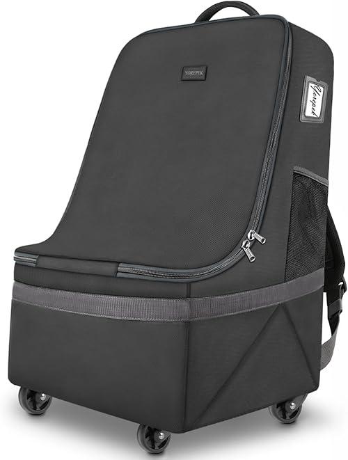 YOREPEK Car Seat Travel Bag with Wheels.