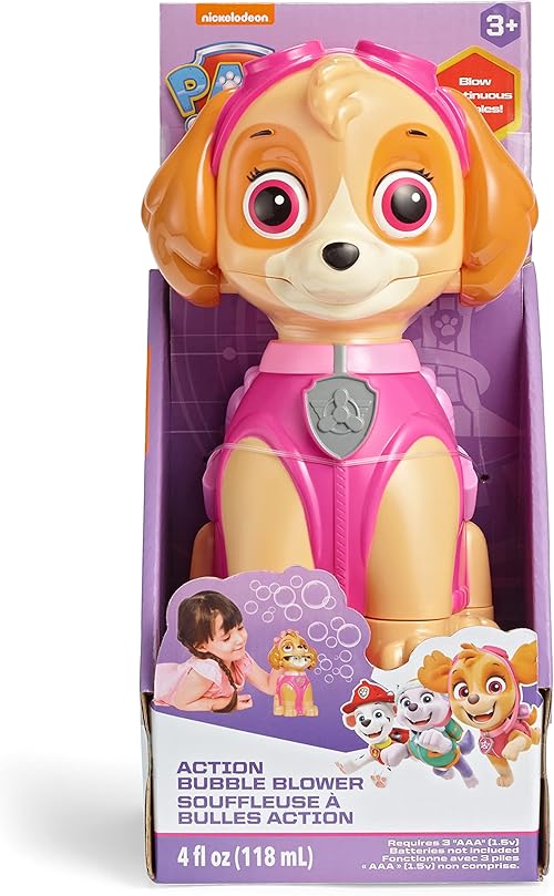 Little Kids Nickelodeon Paw Patrol Skye Action Bubble Blower.