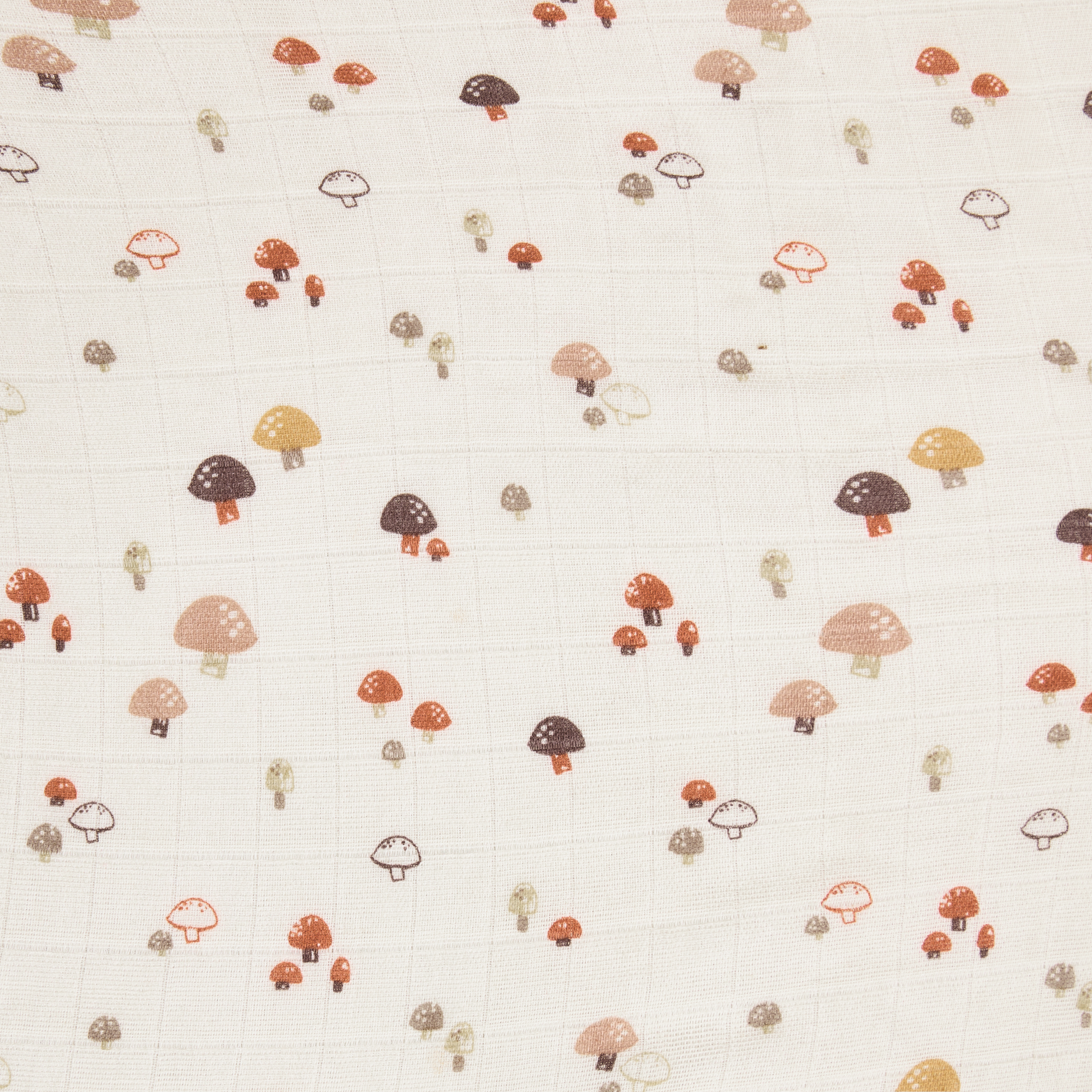 Tiny Kind Organic Cotton Muslin Crib Sheet - Mushroom Forest.