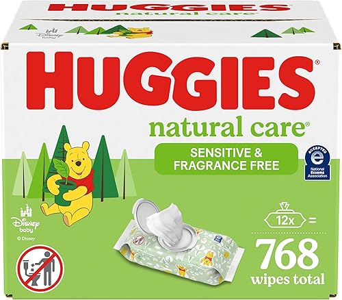 Huggies Natural Care Sensitive Baby Wipes.