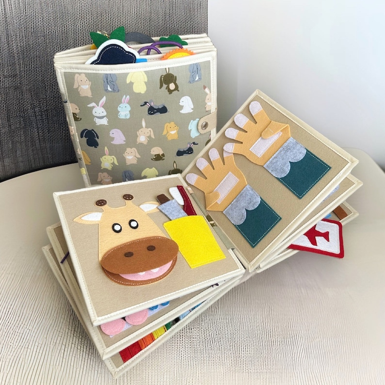 Cozy Book US Soft Activity Book for Toddlers.