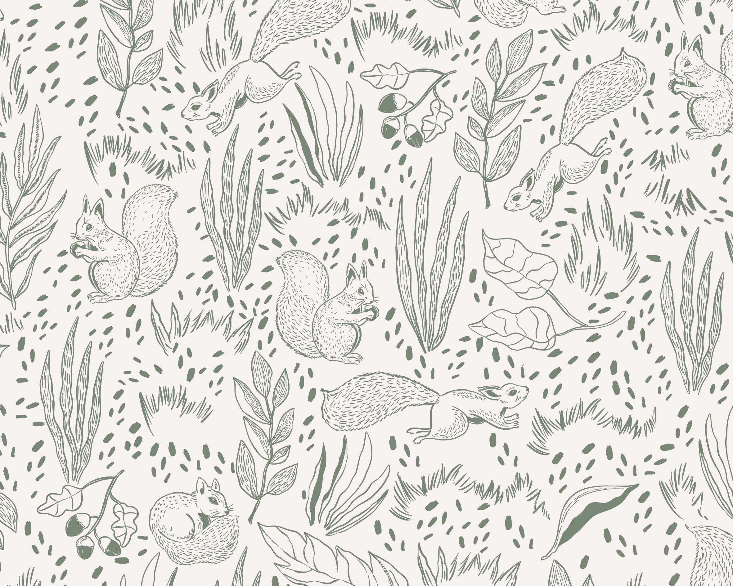 Nestig Acorn Wallpaper - $45.00+.