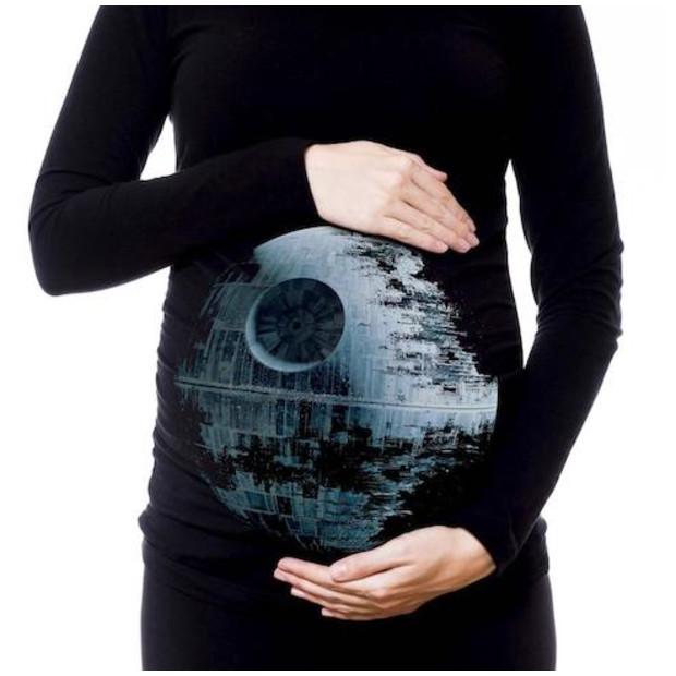 Death star maternity shirt - $31.00.